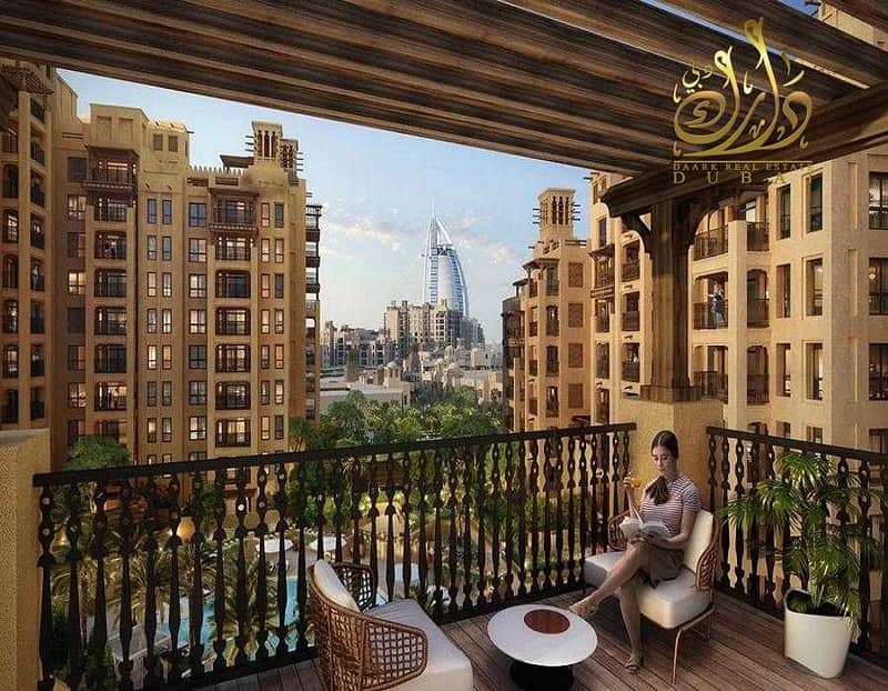 2 Apartment with Burj Al Arab views for sale in installment