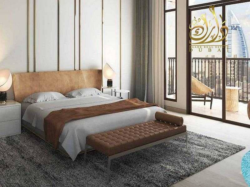 7 Apartment with Burj Al Arab views for sale in installment