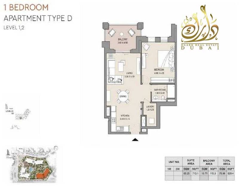 13 Apartment with Burj Al Arab views for sale in installment