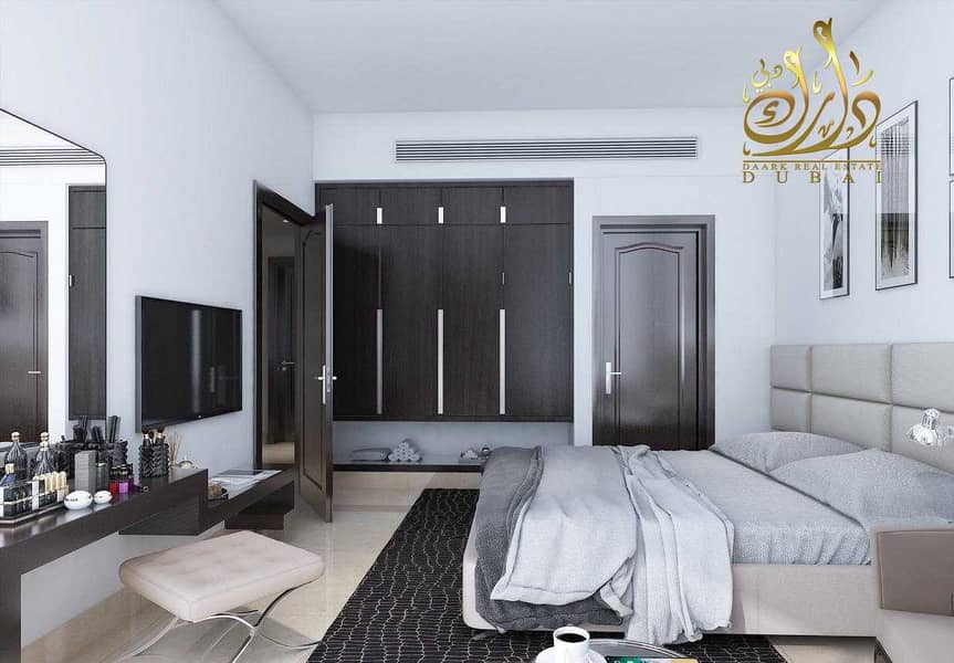 10 best investment hotel apartment %100 DlD  free fully furnished  8% return for 12 yrs