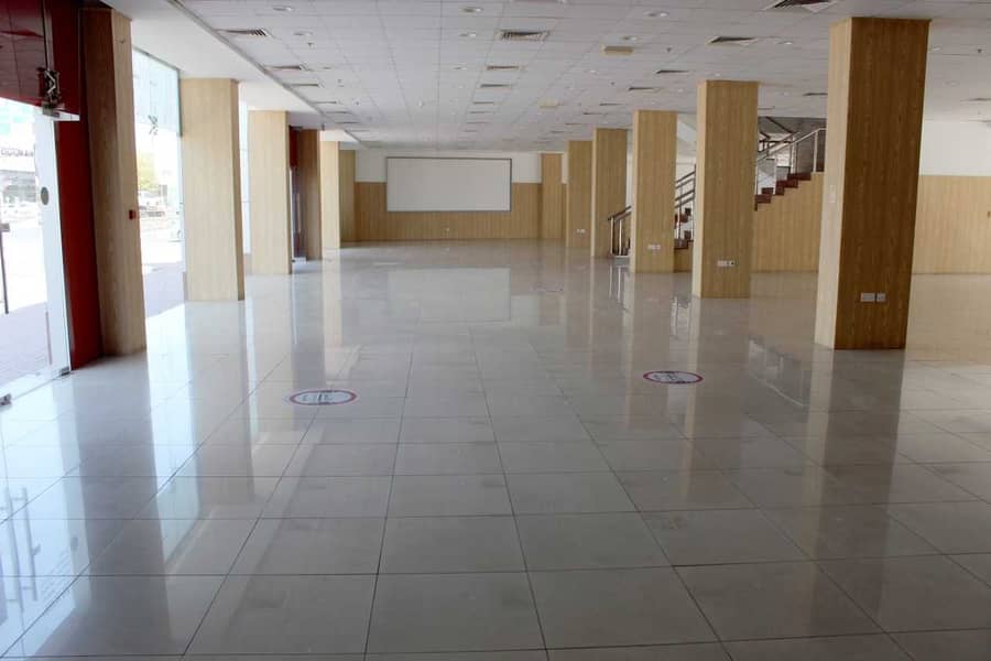 14 Huge Showroom  Facing al Etihad Main Road  Near DNATA high visibility