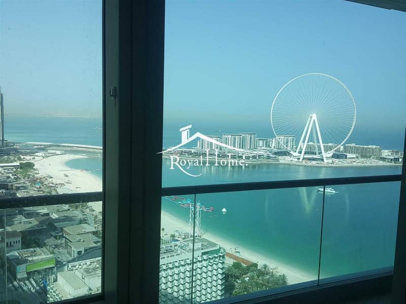 Amazing Sea  and  Ain  Dubai  View 3 BR Apartment