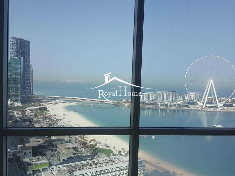 5 Amazing Sea  and  Ain  Dubai  View 3 BR Apartment