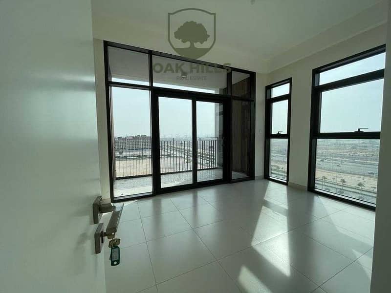 Road View With Balcony and Swimming Pool