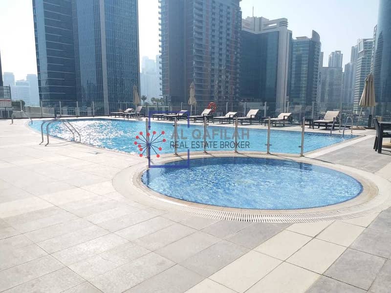 17 Chiller Free | Balcony | All Amenities | Business Bay