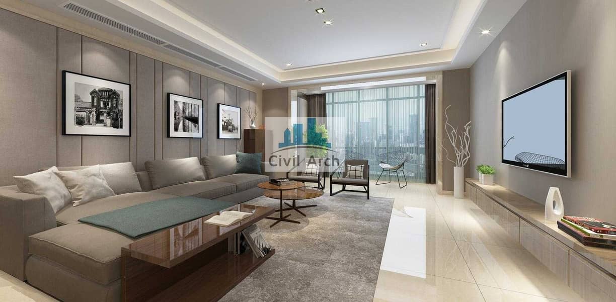 9 AMAZING 3BR OF 2965 SQFT+FURNISHED+7 YEARS PAY+10% ROI+BURJ VIEWS