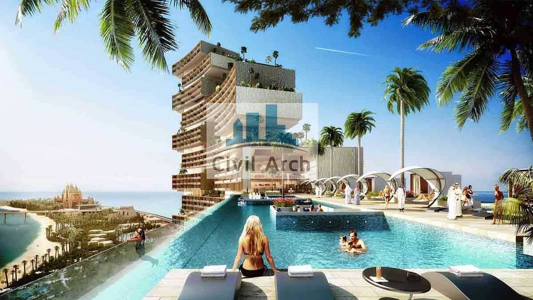 3 Signature Living-Royal Atlantis-Full Sea / Palm Views at 40/60 plan