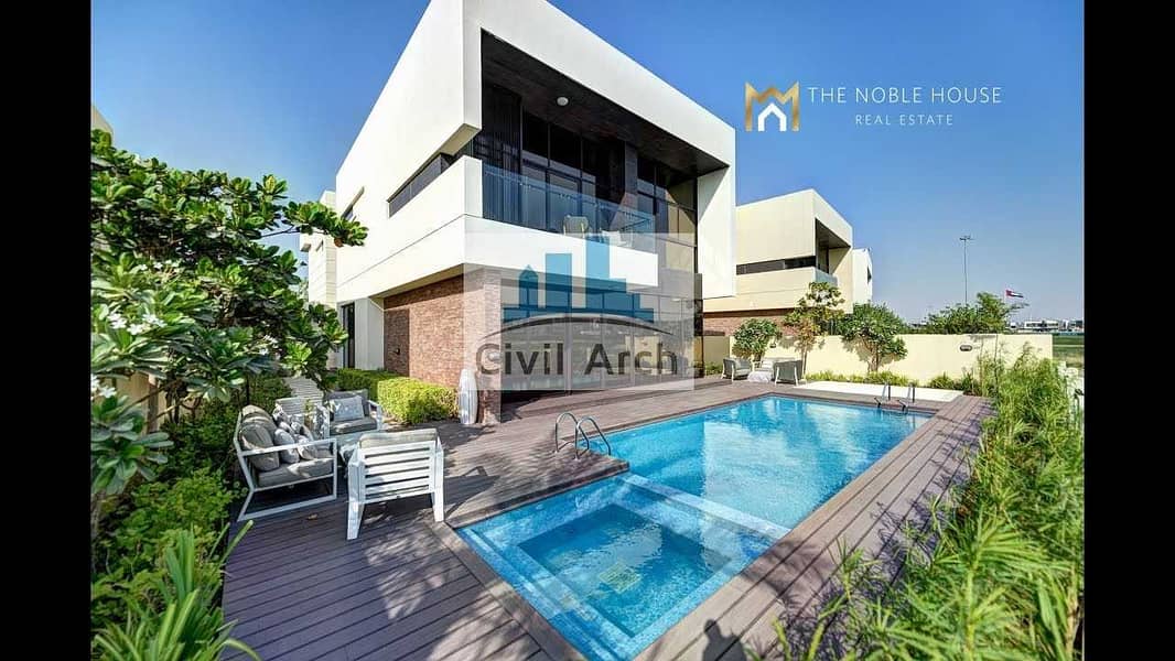 5 5 Year pay-4br Stunning Villa+Park Facing Corner unit+Gaden