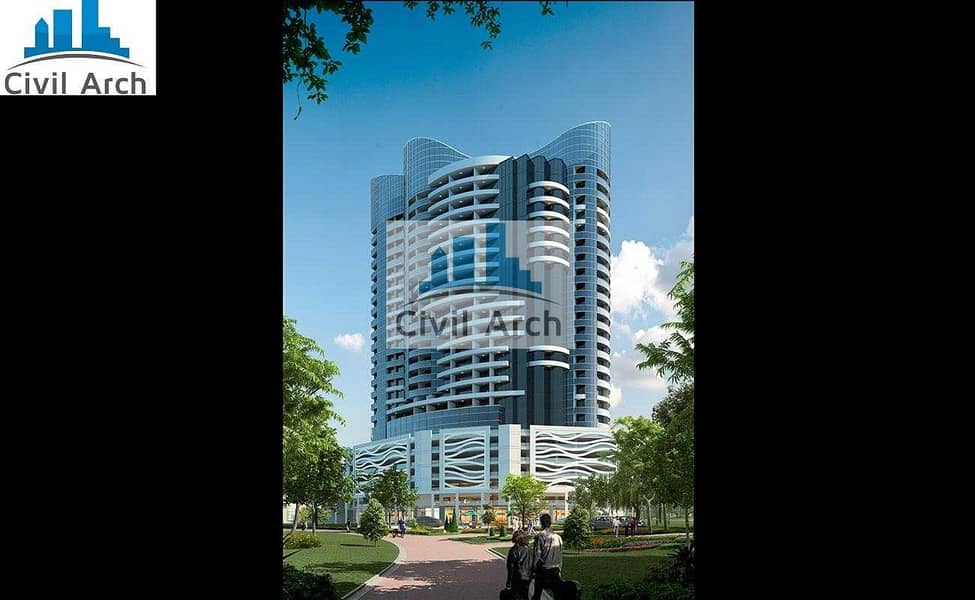 شقة في برج بلو وايف،مجمع دبي ريزيدنس 2 غرف 868400 درهم - 5111645