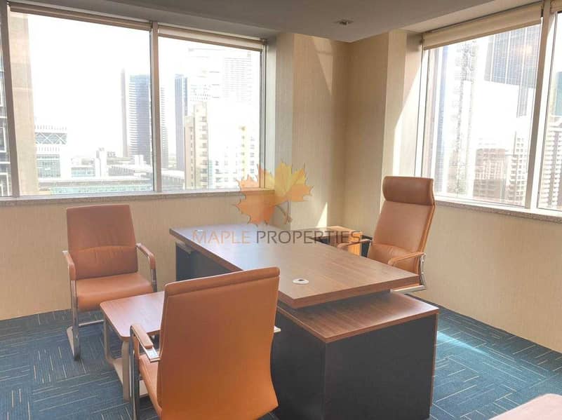 2 Furnished Offices || Modern Style Offices || Sheikh Zayed Road