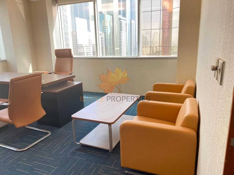 4 Furnished Offices || Modern Style Offices || Sheikh Zayed Road