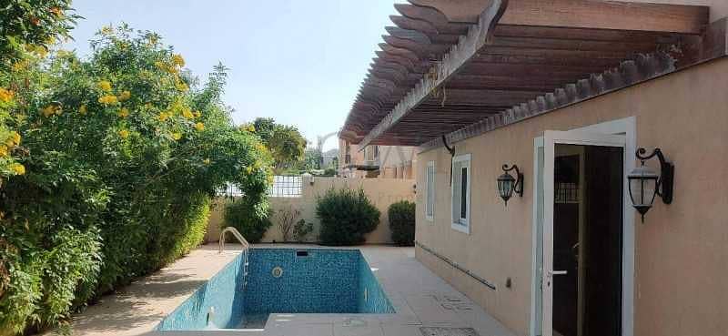 2 Mazaya A2  with Private Pool  |5 beds with maids| Single row | Good Location |Cl