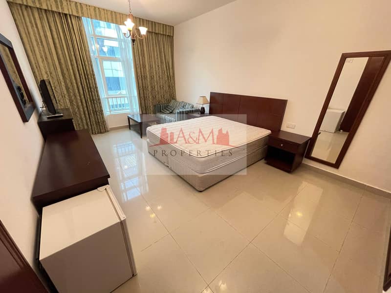 FURNISHED. : Studio Apartment including ADDC for AED 36