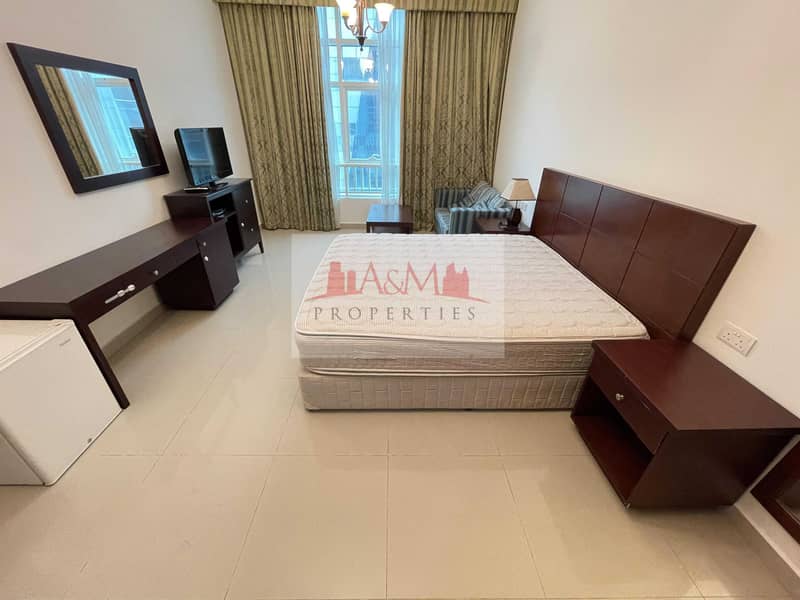5 FURNISHED. : Studio Apartment including ADDC for AED 36