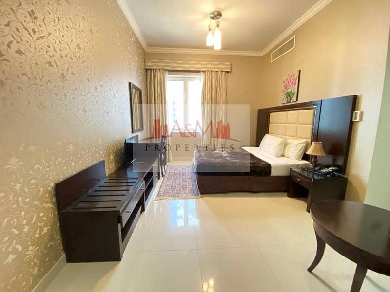 2 FULLY FURNISHED. : Studio Apartment with Excellent finishing including all Facilities in Al Mamoura AED 4000 Monthly. !!