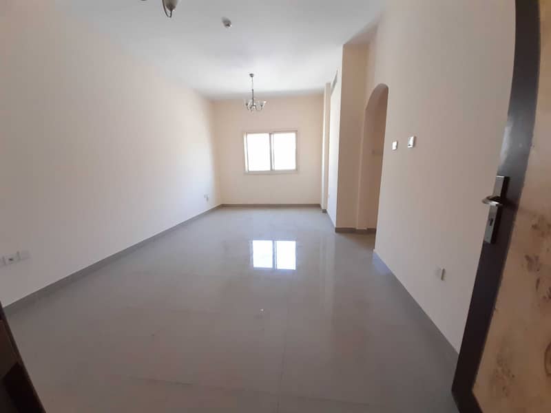 30 Day free with one parking 1bhk just 21k with open view in New Muwaileh Sharjah.