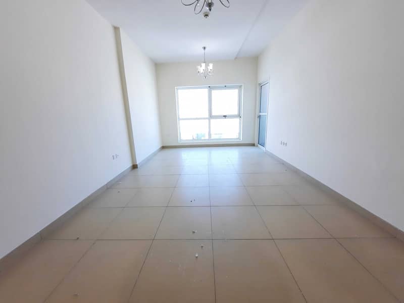 Near Nmc Hospital / Full Bright 3 bedroom with Maid room/2Balconies/ Huge Bright kitchen Rent 65k 6chqs