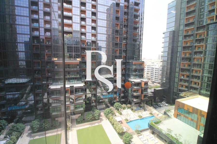 11 Near Burjuman Metro Station | semi Fitted Office | Huge and Bright | Pool View