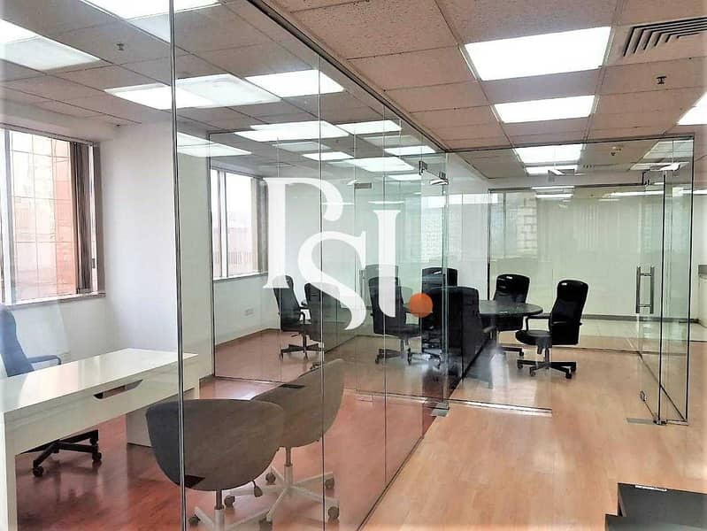 6 Fitted Office l Furnished l Partitioned