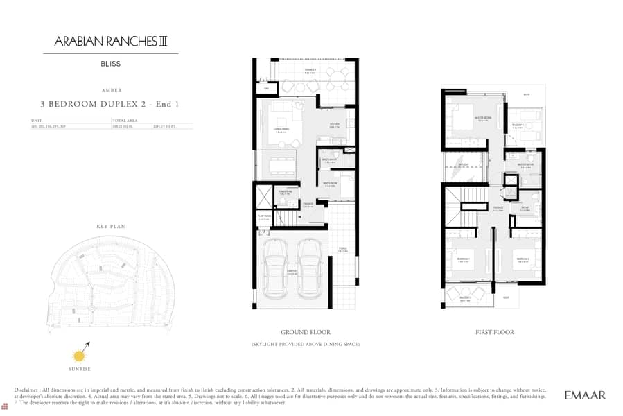 4 New Contemporary Townhouses | Emaar | Wadi River Behind Your House | Terrace Access