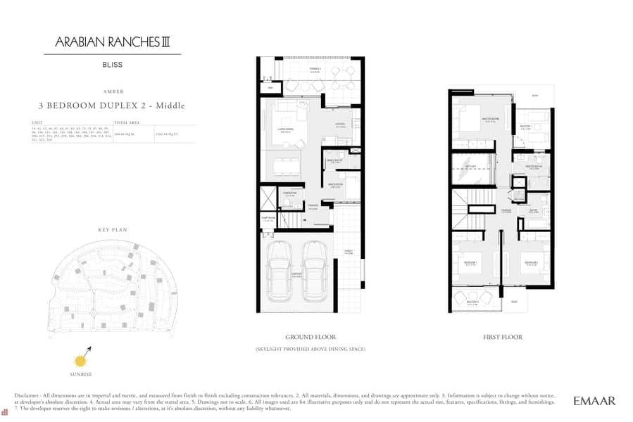 5 New Contemporary Townhouses | Emaar | Wadi River Behind Your House | Terrace Access