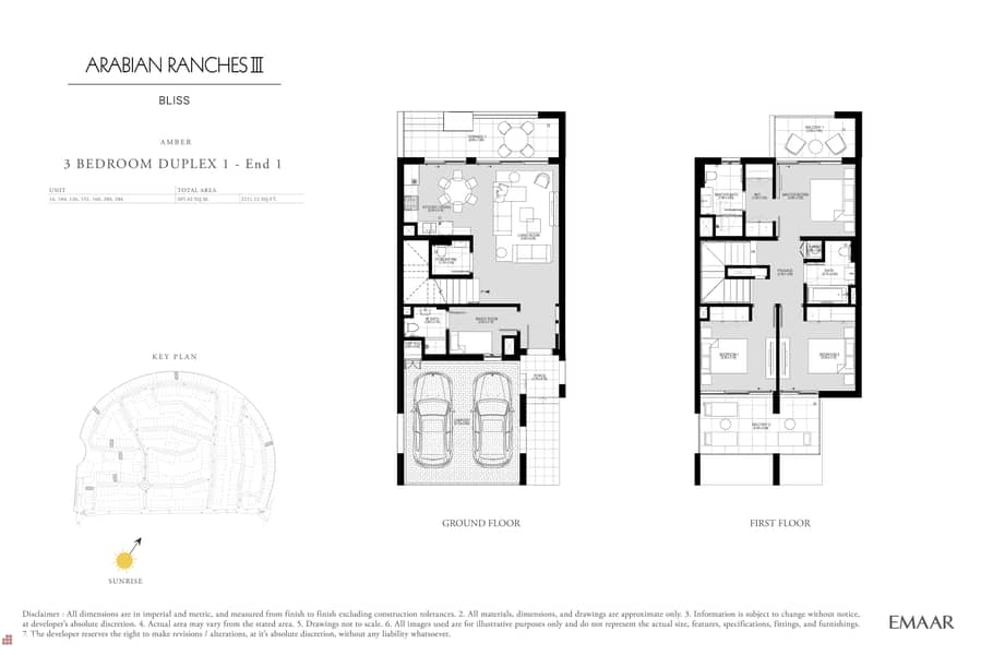 8 New Contemporary Townhouses | Emaar | Wadi River Behind Your House | Terrace Access