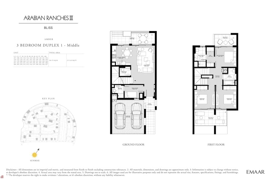 9 New Contemporary Townhouses | Emaar | Wadi River Behind Your House | Terrace Access