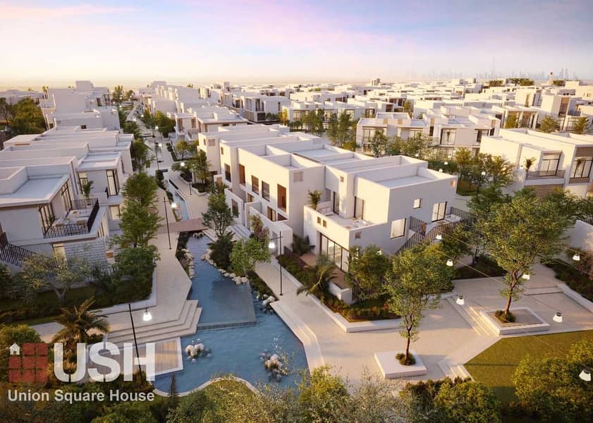 14 New Contemporary Townhouses | Emaar | Wadi River Behind Your House | Terrace Access