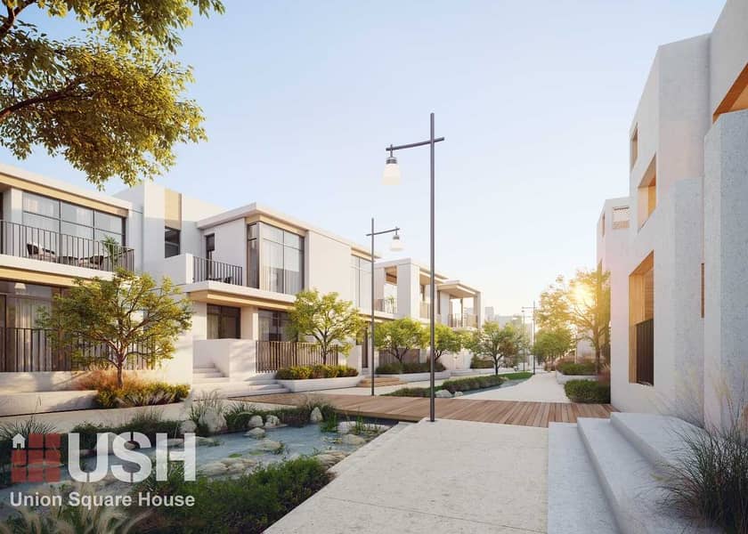 18 New Contemporary Townhouses | Emaar | Wadi River Behind Your House | Terrace Access