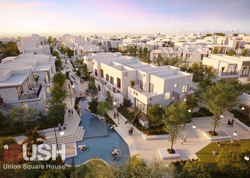 23 New Contemporary Townhouses | Emaar | Wadi River Behind Your House | Terrace Access