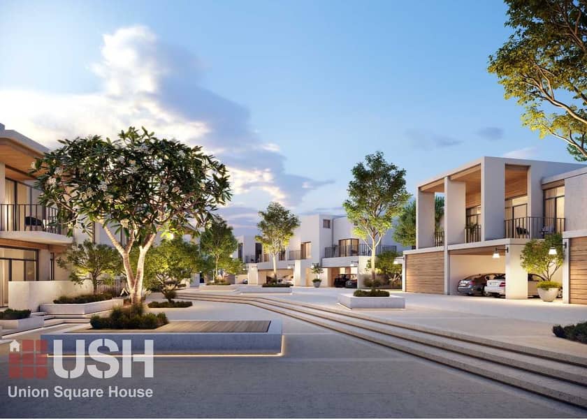 25 New Contemporary Townhouses | Emaar | Wadi River Behind Your House | Terrace Access