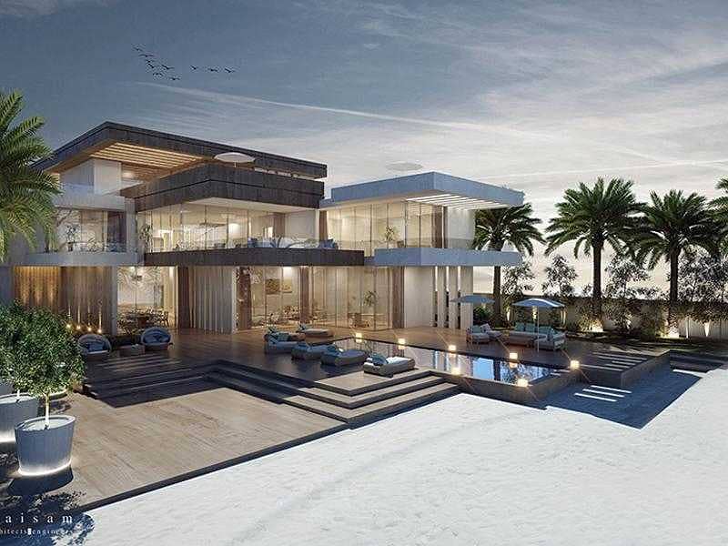 8 Exclusive corner luxury villa few meters from the beach