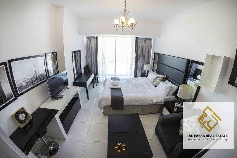 Fully Furnished Elegant Studio, Golf Course view
