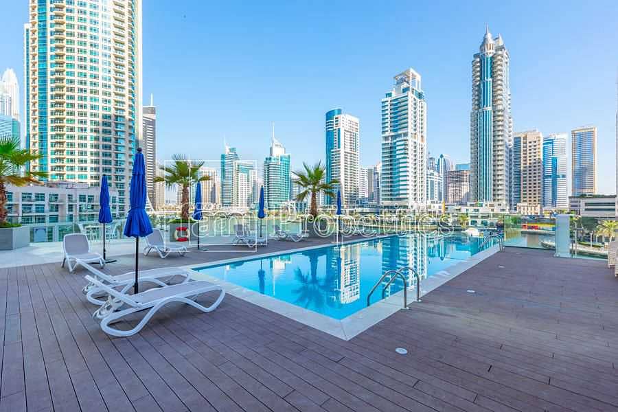 14 Luxury waterfront living|Furnished 1 BR|Sea view