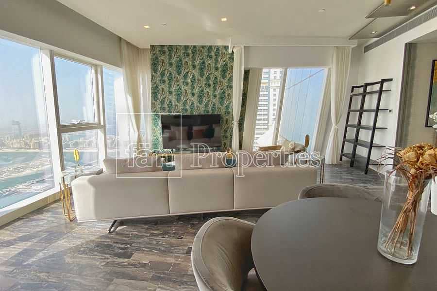 5 Luxurious 2BR with stunning Sea Palm view