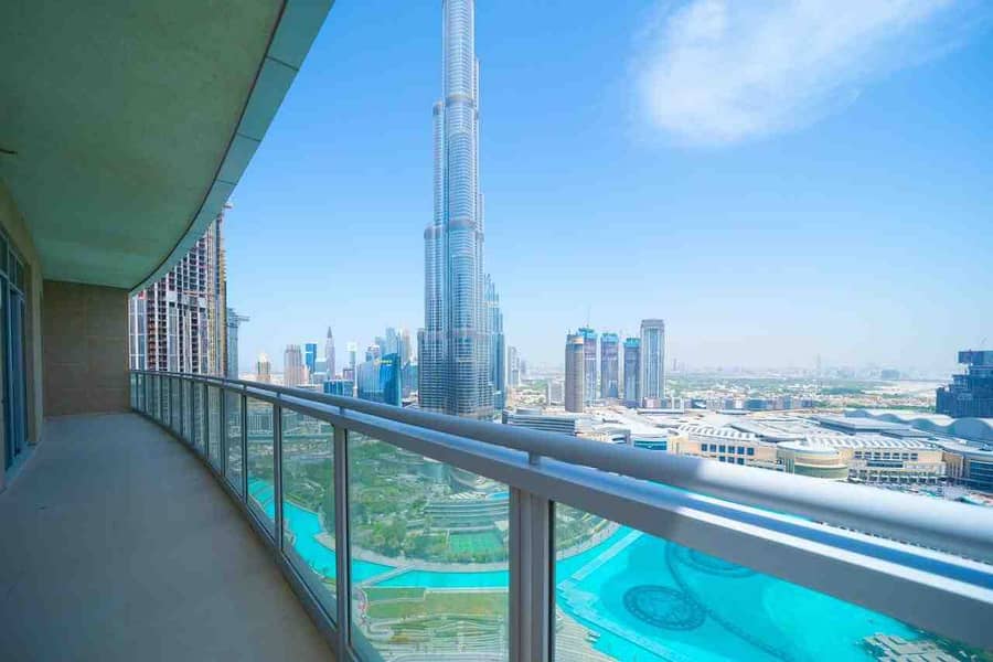 Full Burj Khalifa & Fountain View | Private Terrace