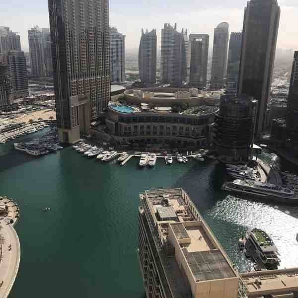 "High Floor | Partial Marina View | Furnished| Vacant  "