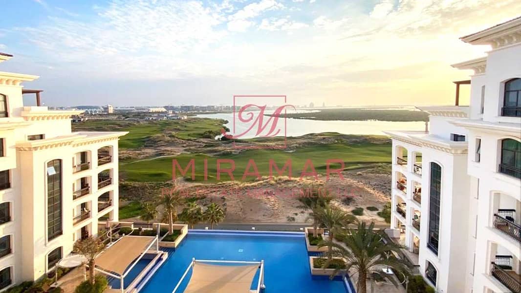 FULL SEA AND GOLF VIEW | LUXURY 3B+MAIDS APARTMENT | SMART LAYOUT