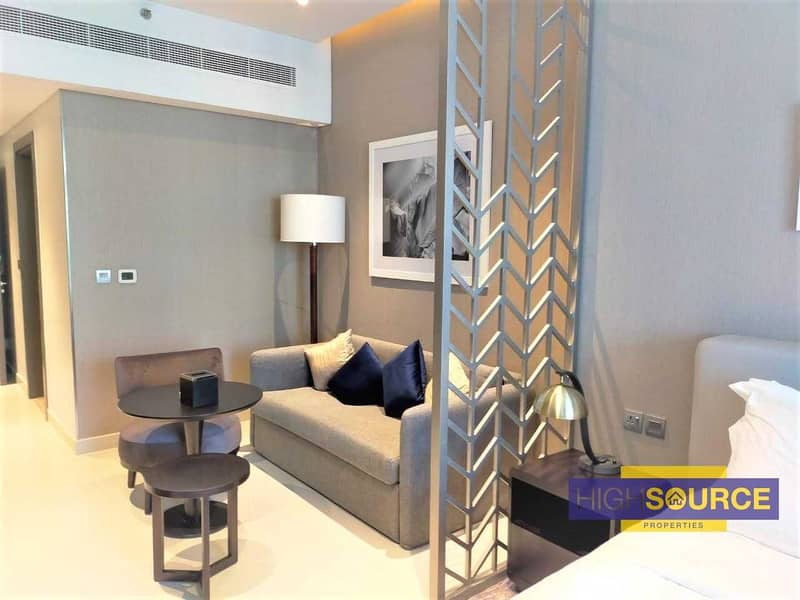 Brand New Studio | Fully Furnished with Balcony | Full Canal View