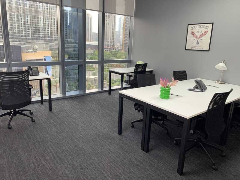 8 Stunningly Furnished Office | Downtown