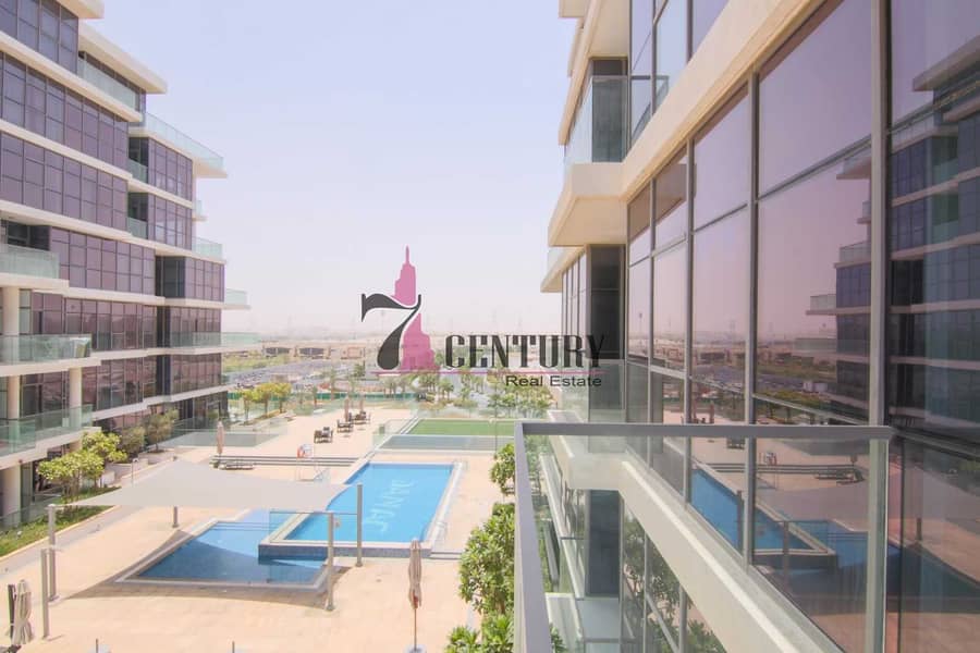 17 With Balcony | 1 Bedroom Apartment | Pool View