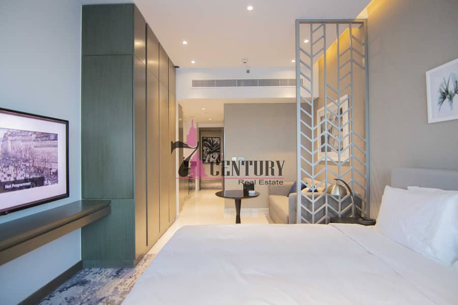 9 Luxury Furnished | With Balcony | Studio Apartment