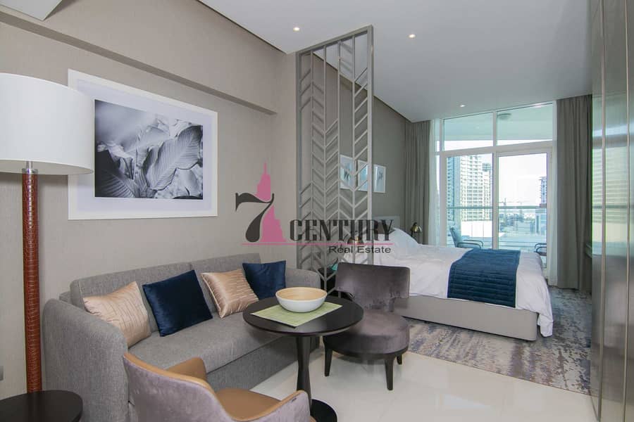4 Cheques | Brand New Unit | Furnished Studio