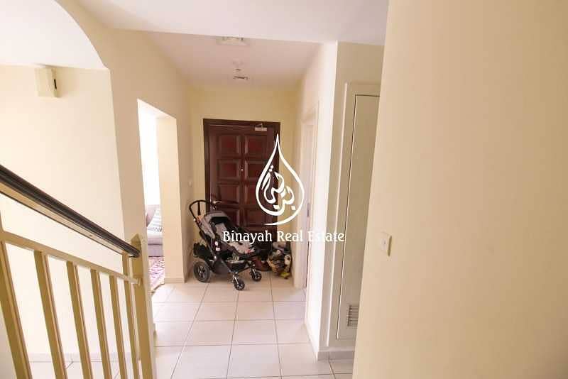 9 Type 4E with big plot, 2 Min Walk to Pool and Lake|2 BR + Maid