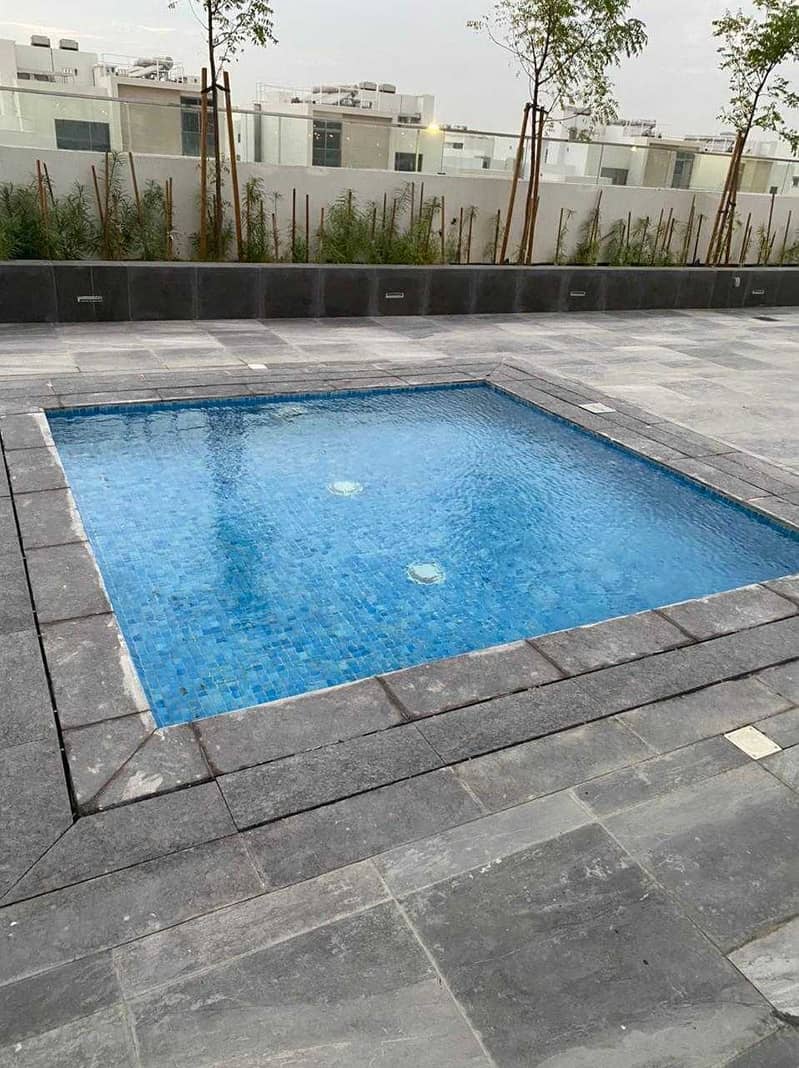 POOL VIEW !! BRAND NEW !! 2 BHK IN  PULSE RESIDENCY W/BALCONY+COVERED PARKING JUST IN 39/4