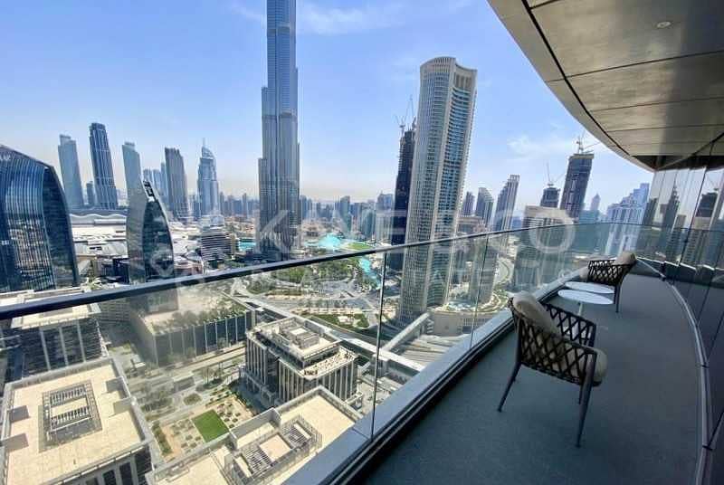 5 03 Series | Burj View| Furnished| Large Balcony |