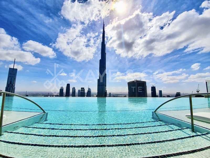 16 03 Series | Burj View| Furnished| Large Balcony |