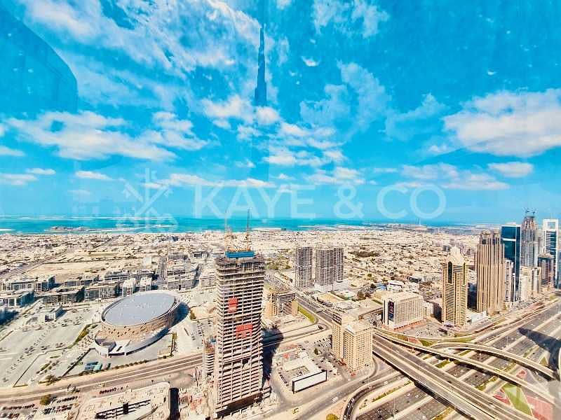 10 High Floor | Sea View | Fuly Furnished | Balcony