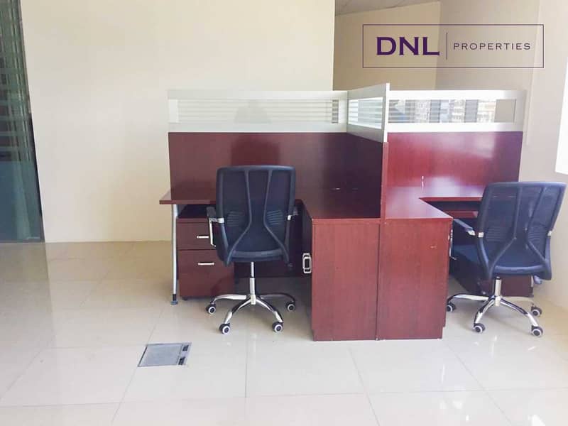 3 Fully Furnished office | spacious layout | Multiple Options