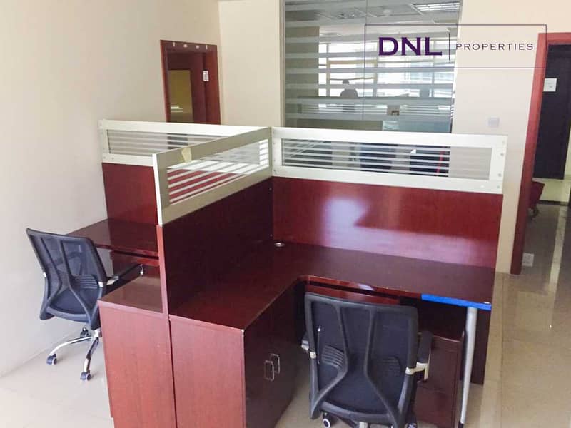 4 Fully Furnished office | spacious layout | Multiple Options